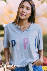 Pi Beta Phi Gray Recruitment Tee