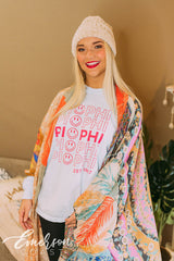 Pi Beta Phi Smiley Long Sleeve Tee