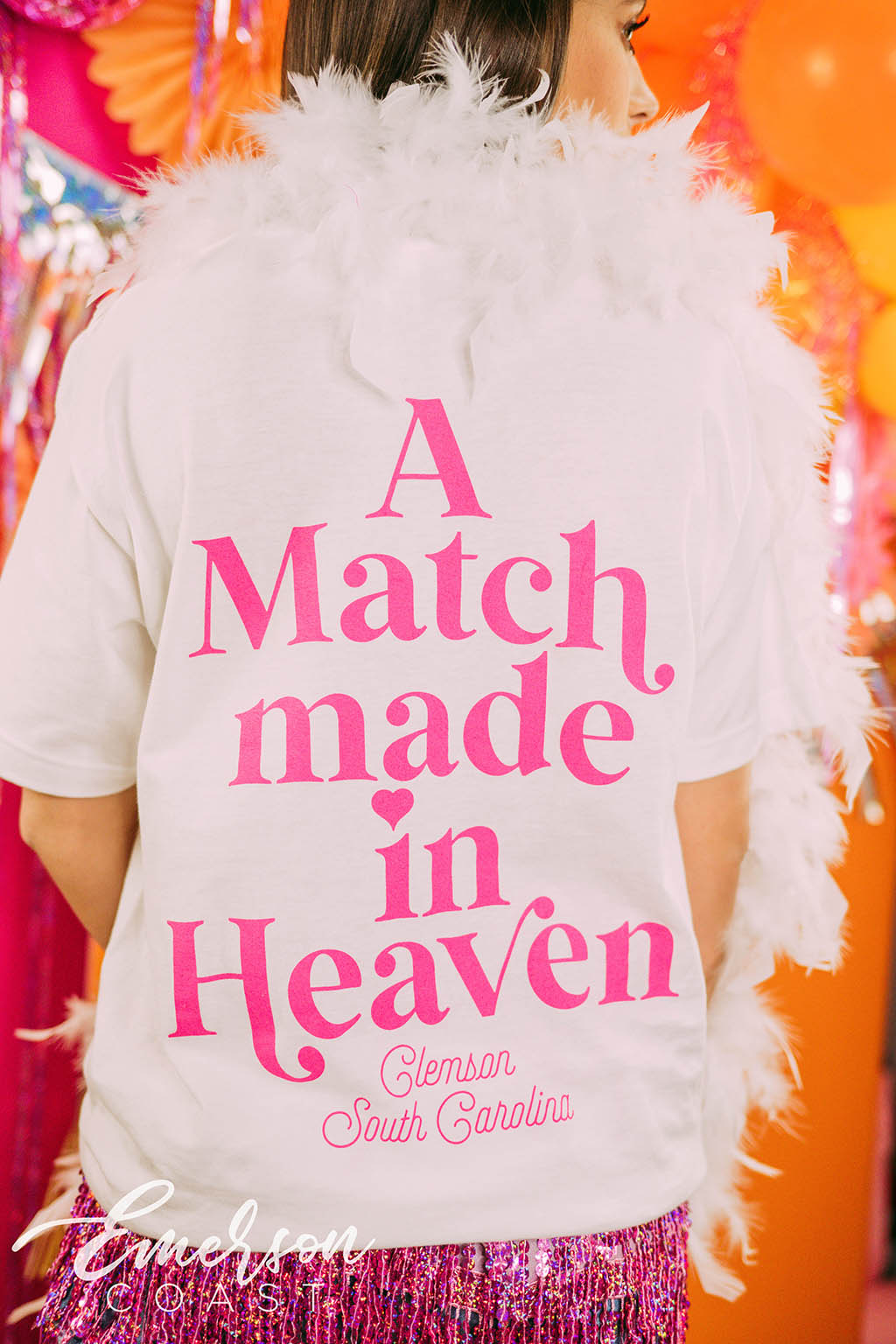 Pi Beta Phi Bid Day Match Made In Heaven Angels Tee