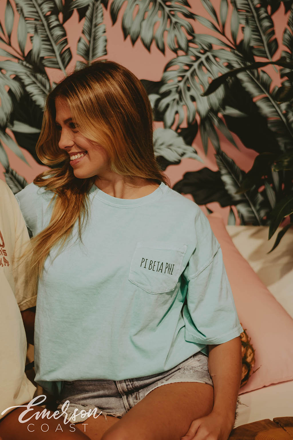shirt de sororité Pi Beta Phi Comfort Colors | Lettres de la sororité shirt de sororité Pi Beta Phi Comfort Colors | Lettres de la sororité
