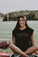 Pi Phi & Football Simple Tee