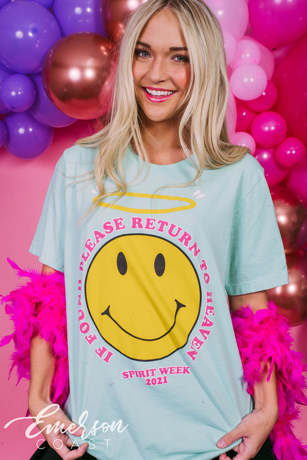 Pi Phi If Found Please Return To Heaven Spirit Week Tee