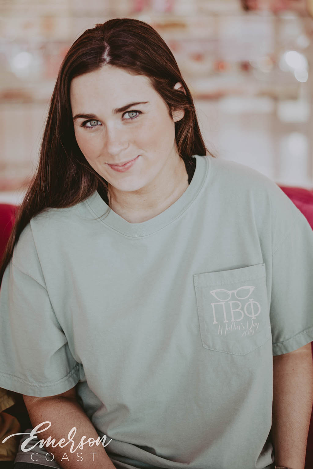 Pi Beta Phi Mom's Day Green Tee