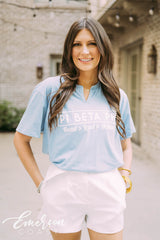 Pi Beta Phi Philanthropy Blue Notch Tee