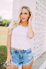 Pi Phi PR Simple Flower Babydoll Tee