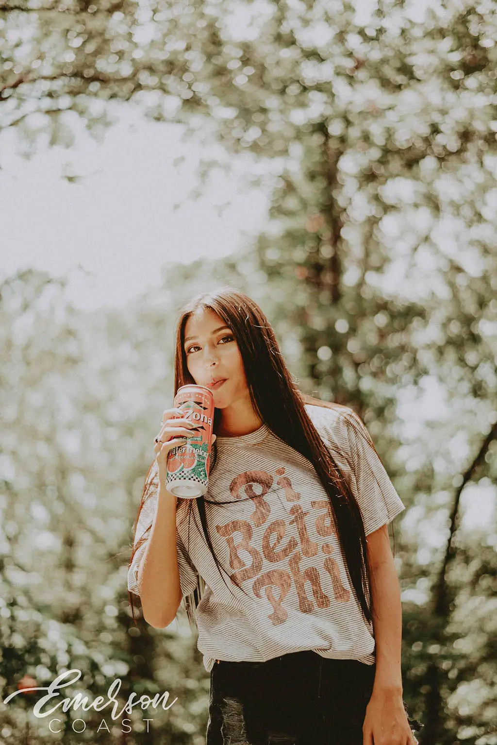 Pi Beta Phi PR Striped Tee