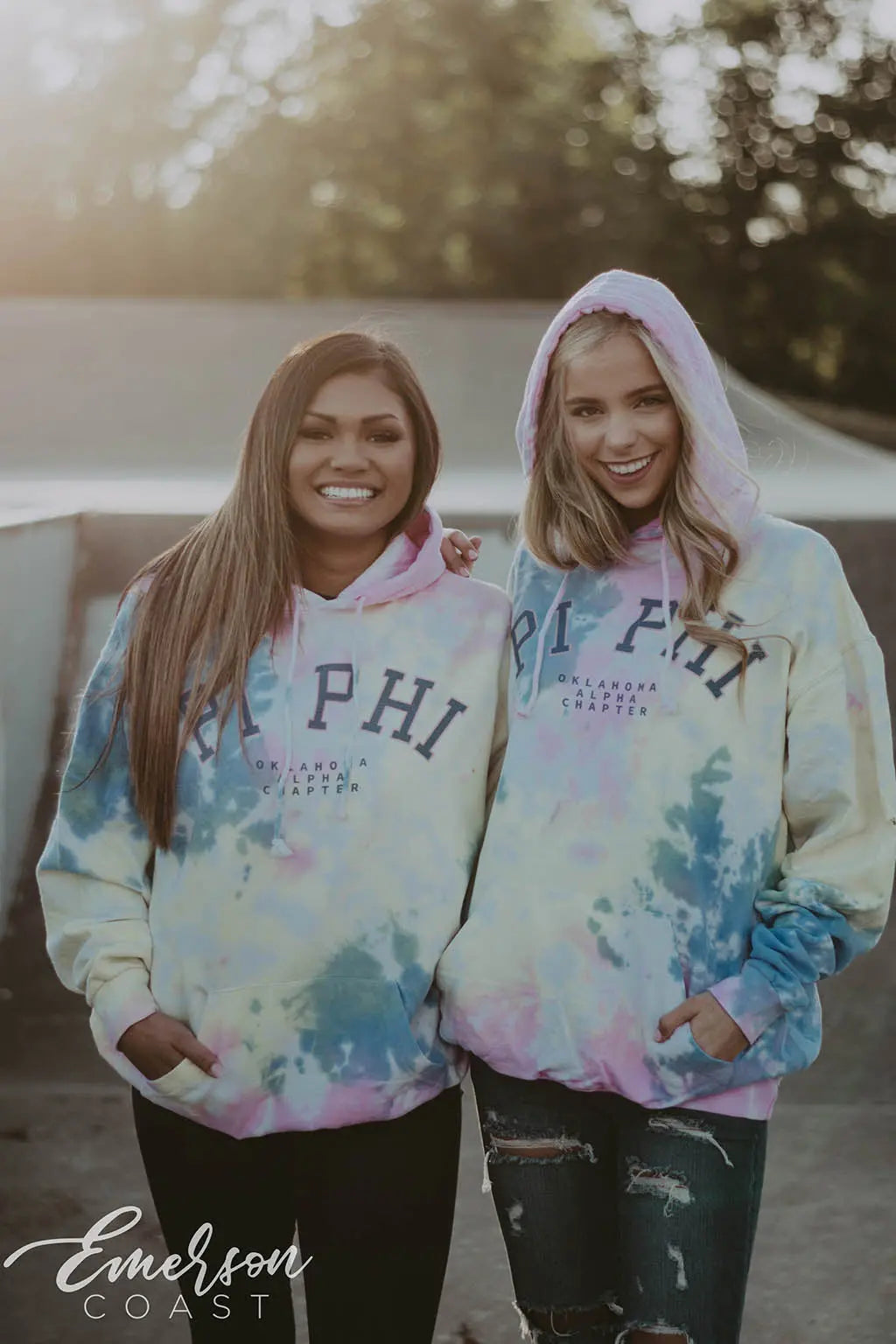 Pi Beta Phi Tie Dye Hoodie