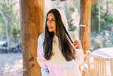 Pi Phi Butterfly Tie Dye Corduroy Hoodie