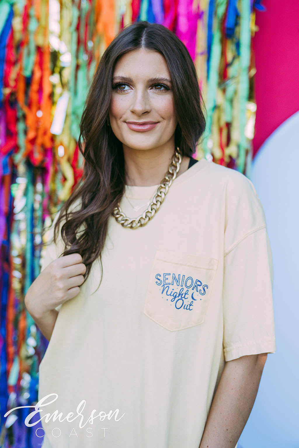 Georgia Seniors Night Out Yellow Tee