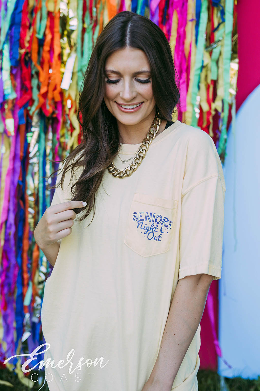 Georgia Seniors Night Out Yellow Tee