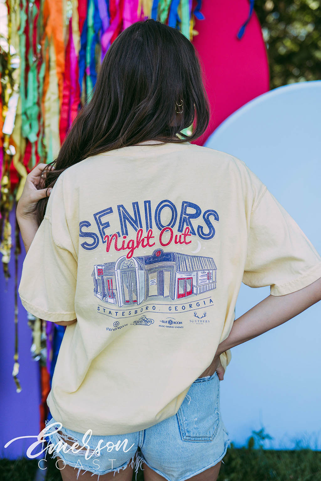 Georgia Seniors Night Out Yellow Tee