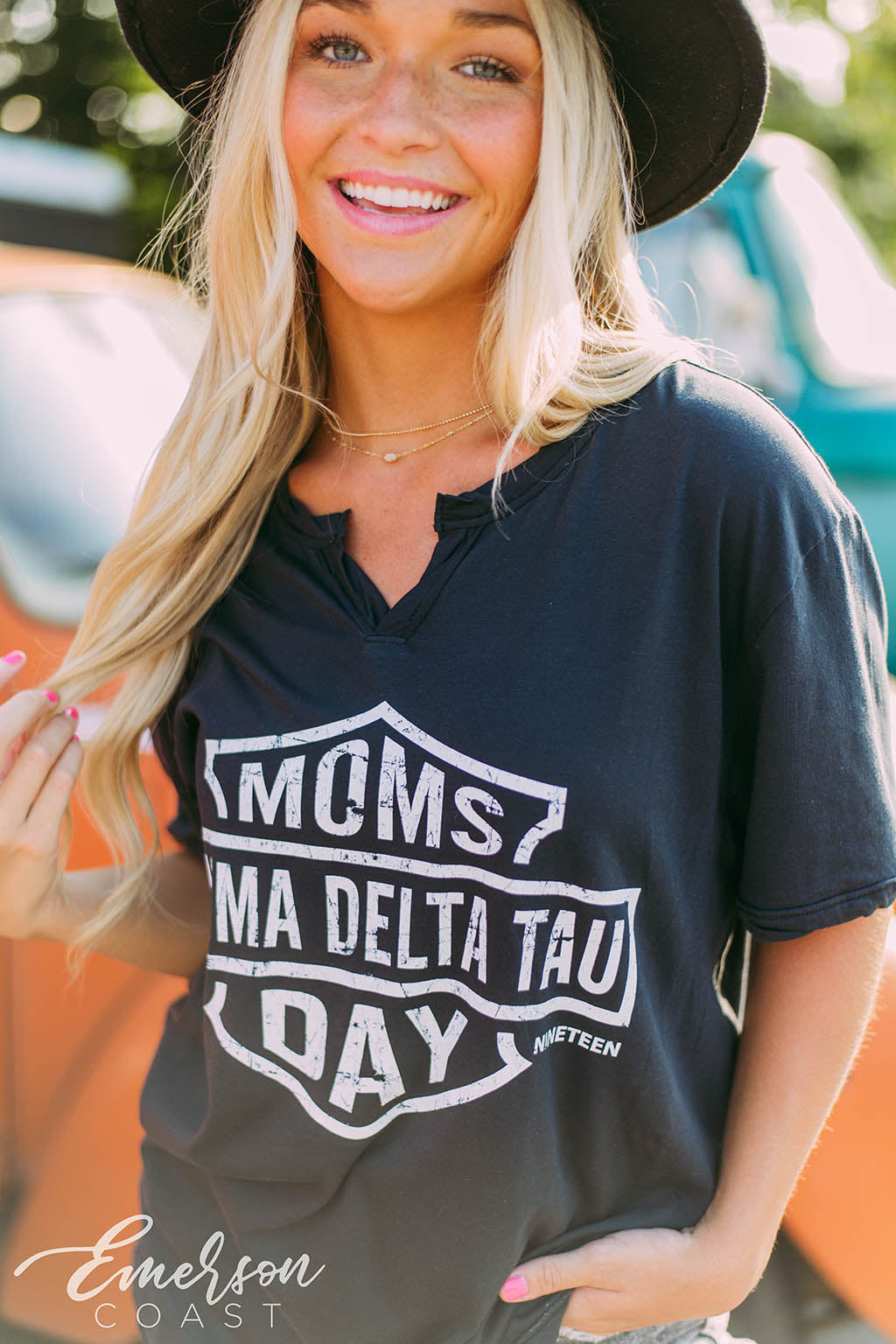 Sigma Delta Tau Moms Day Notch Tee