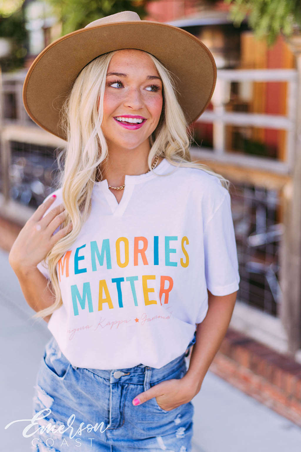 Sigma Kappa Memories Matter Notch Tee