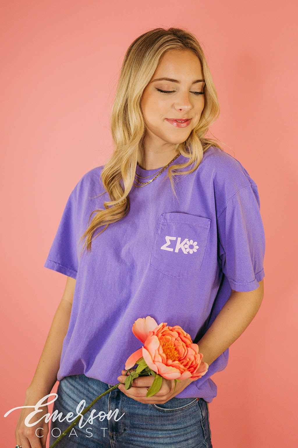 Sigma Kappa Flower Walk To End Alz Tshirt