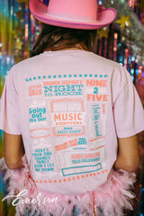 Sigma Alpha Night To Rock Bid Day Tee