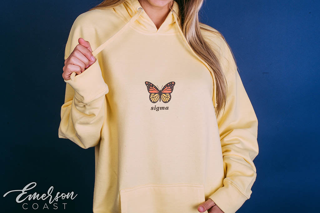 Sigma Butterfly Simple PR Hoodie