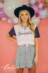 Sigma Delta Tau Colorblock Henley