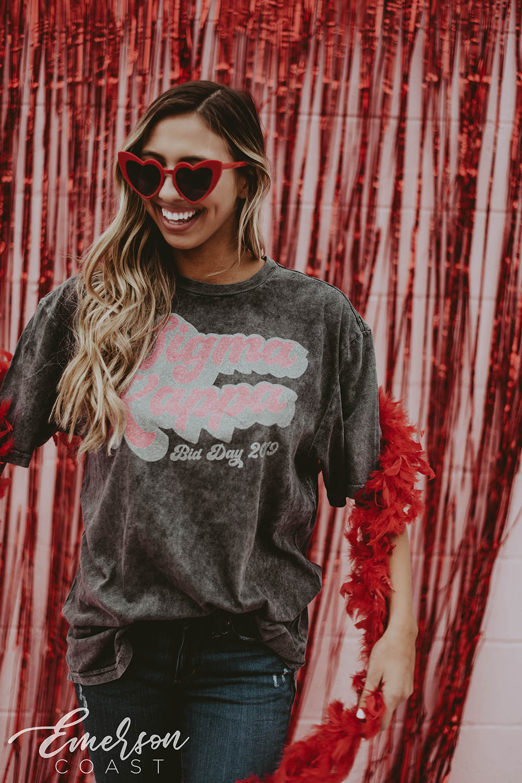 Sigma Kappa Mineral Wash Bid Day Tshirt