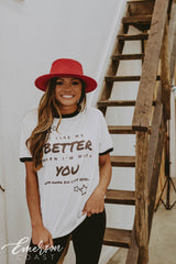 Sigma Kappa Better With You Big Little Reveal Tshirt