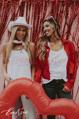 Sigma Kappa Falling In Love Retro Bid Day Tank