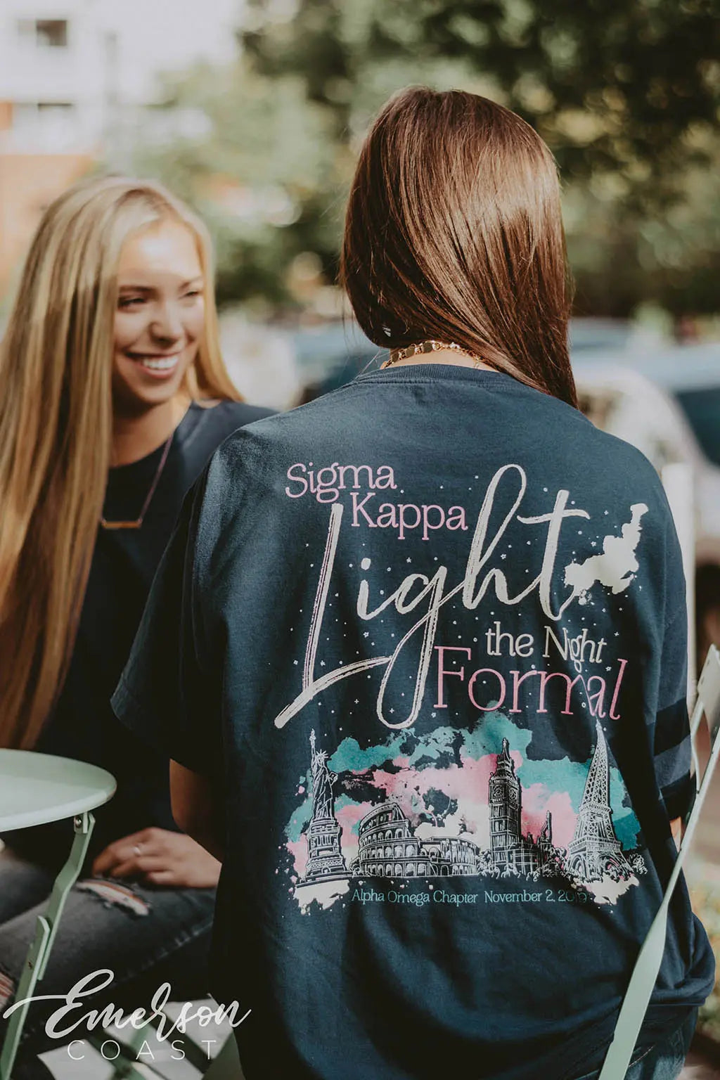 Sigma Kappa Light In The Night Formal Tshirt
