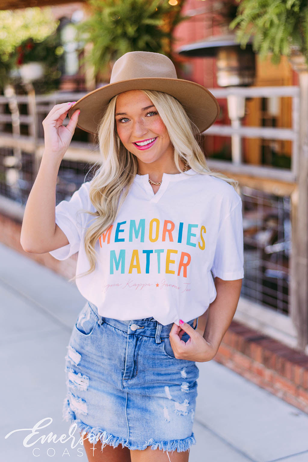 Sigma Kappa Memories Matter Notch Tee