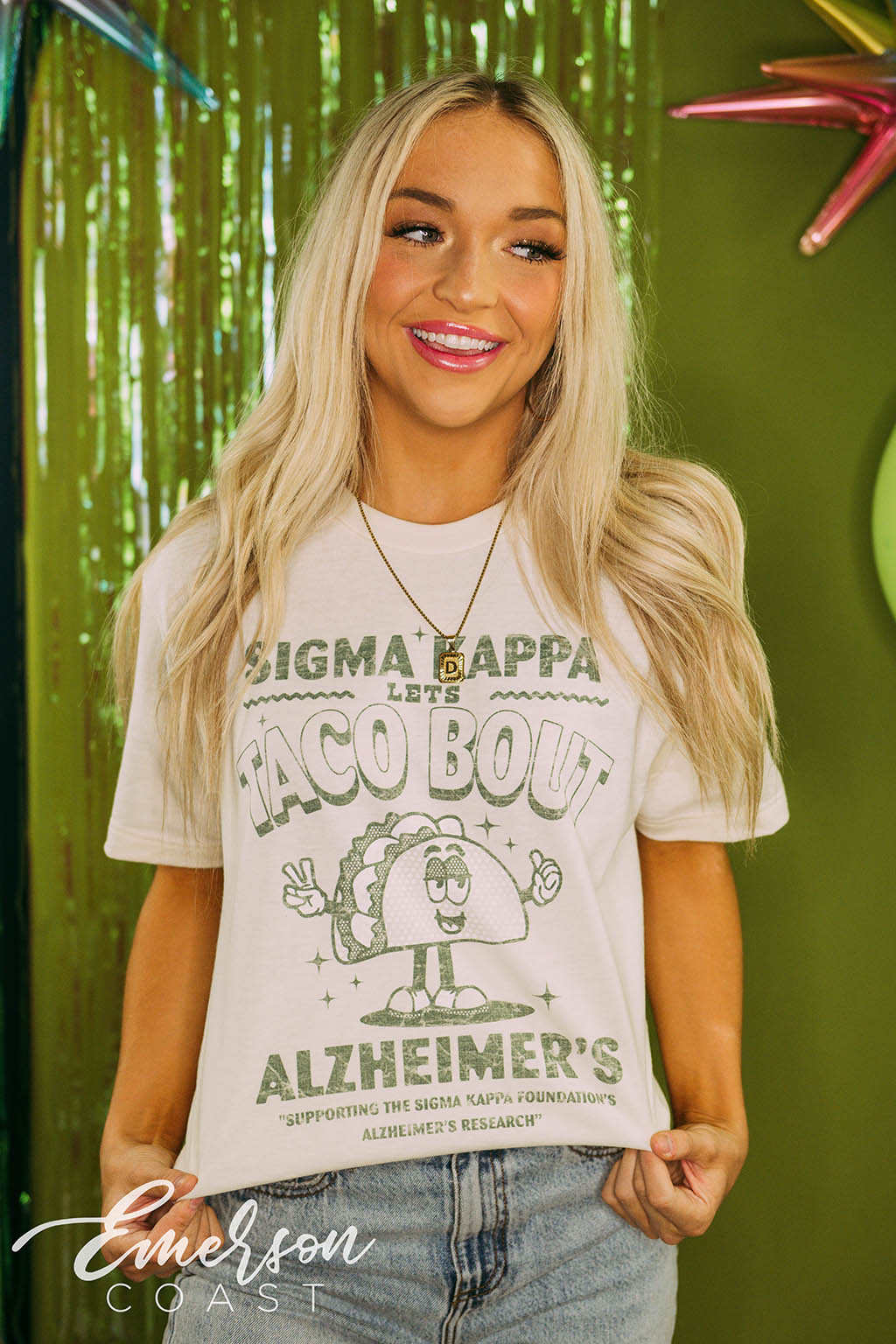 Sigma Kappa Philanthropy Taco Bout Alzheimers Tee