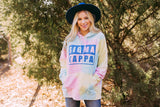 Sigma Kappa Tie Dye Corduroy Hoodie