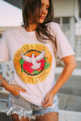 Sigma Kappa PR Doves N Roses Tee