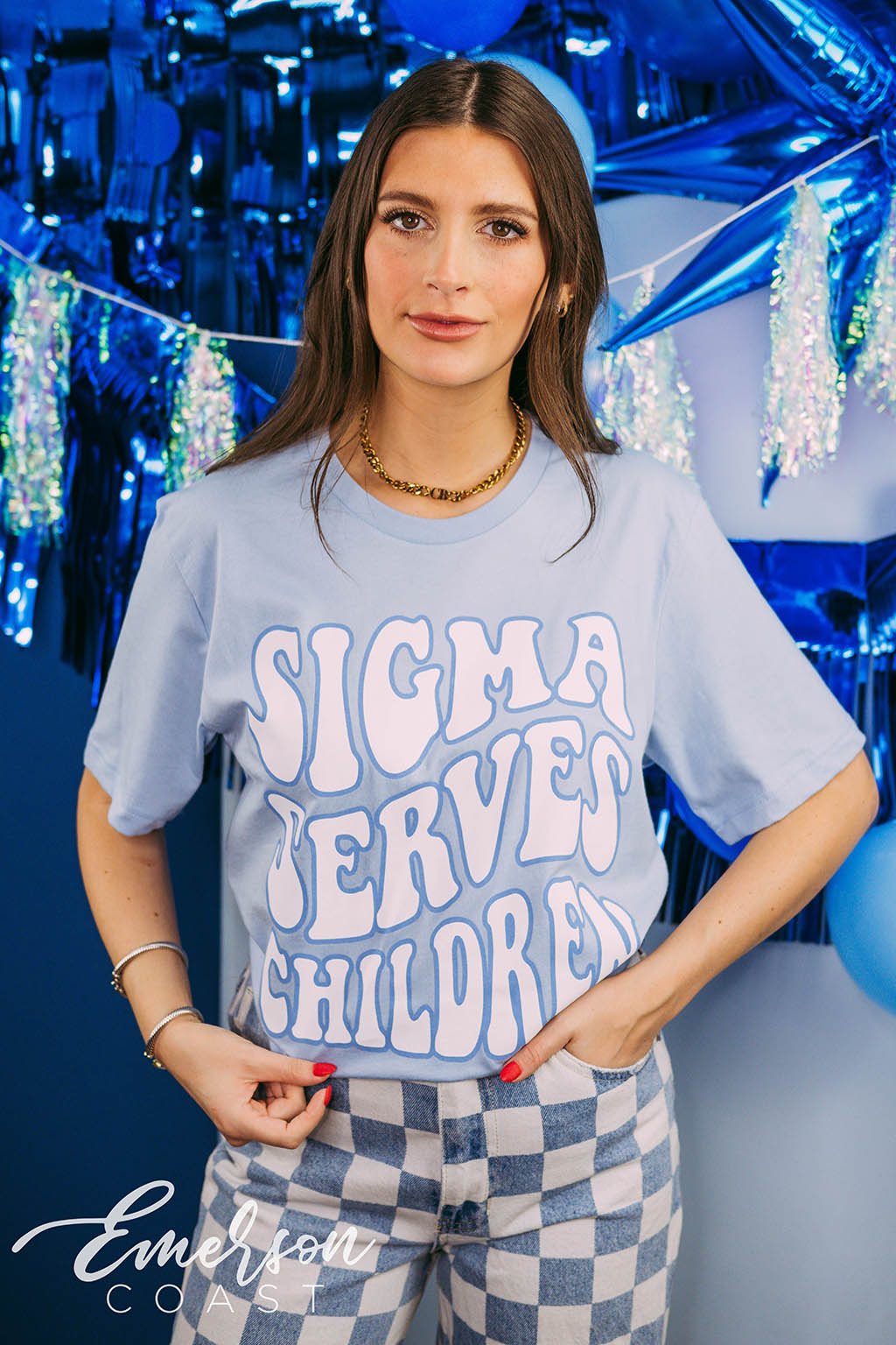 Tri Sigma Philanthropy Sigma Serves Children Tee