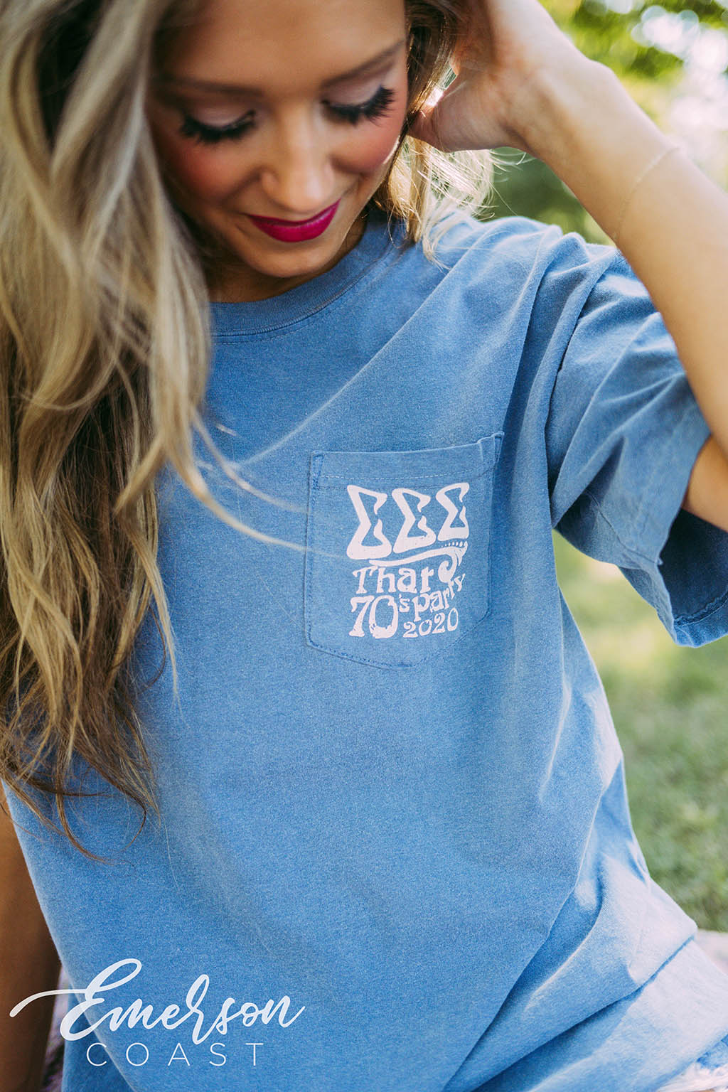 Sigma Sigma Sigma Social That 70s Party Tee