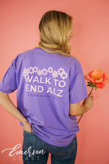 Sigma Kappa Flower Walk To End Alz Tshirt
