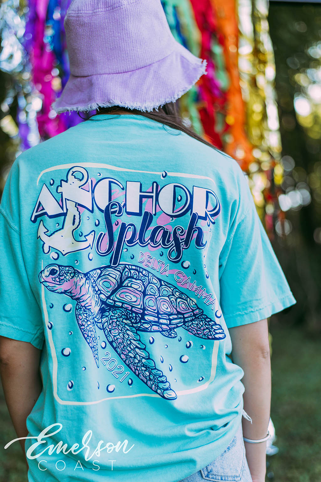 Delta Gamma Anchor Splash Turtle Tee