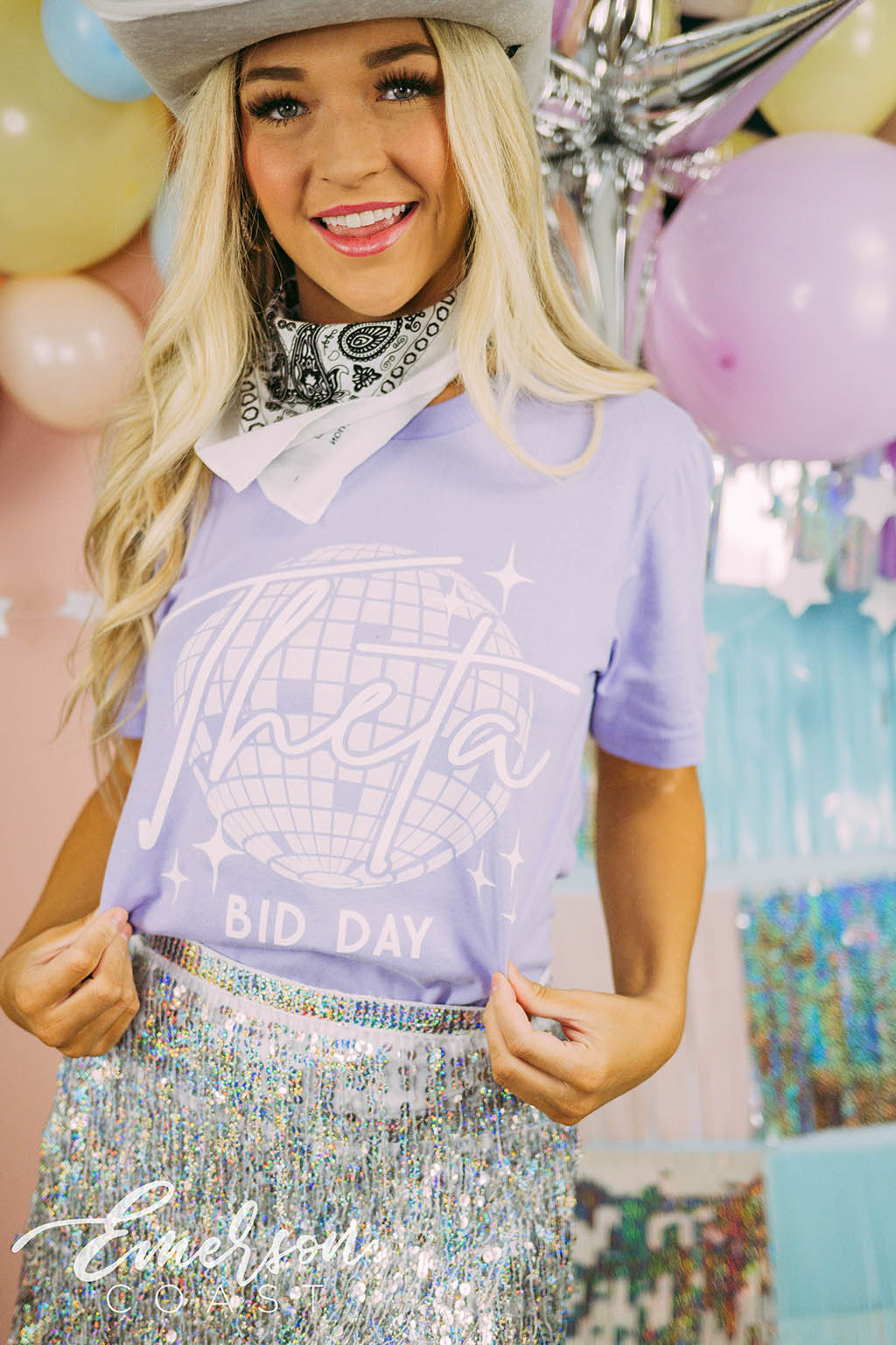 Kappa Alpha Theta Disco Bid Day Tee