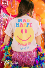 Theta Bid Day Think Theta Mad Happy Tee