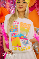 Kappa Alpha Theta Bid Day Golden Hour White Tee