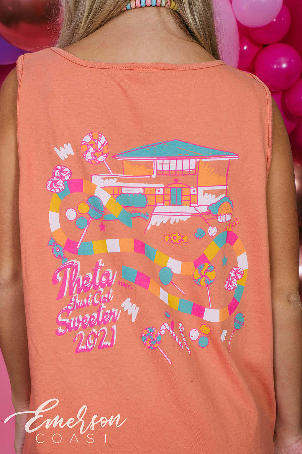 Theta Just Got Sweeter Bid Day Tank