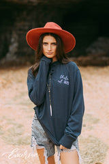 Theta Navy Thermal Henley