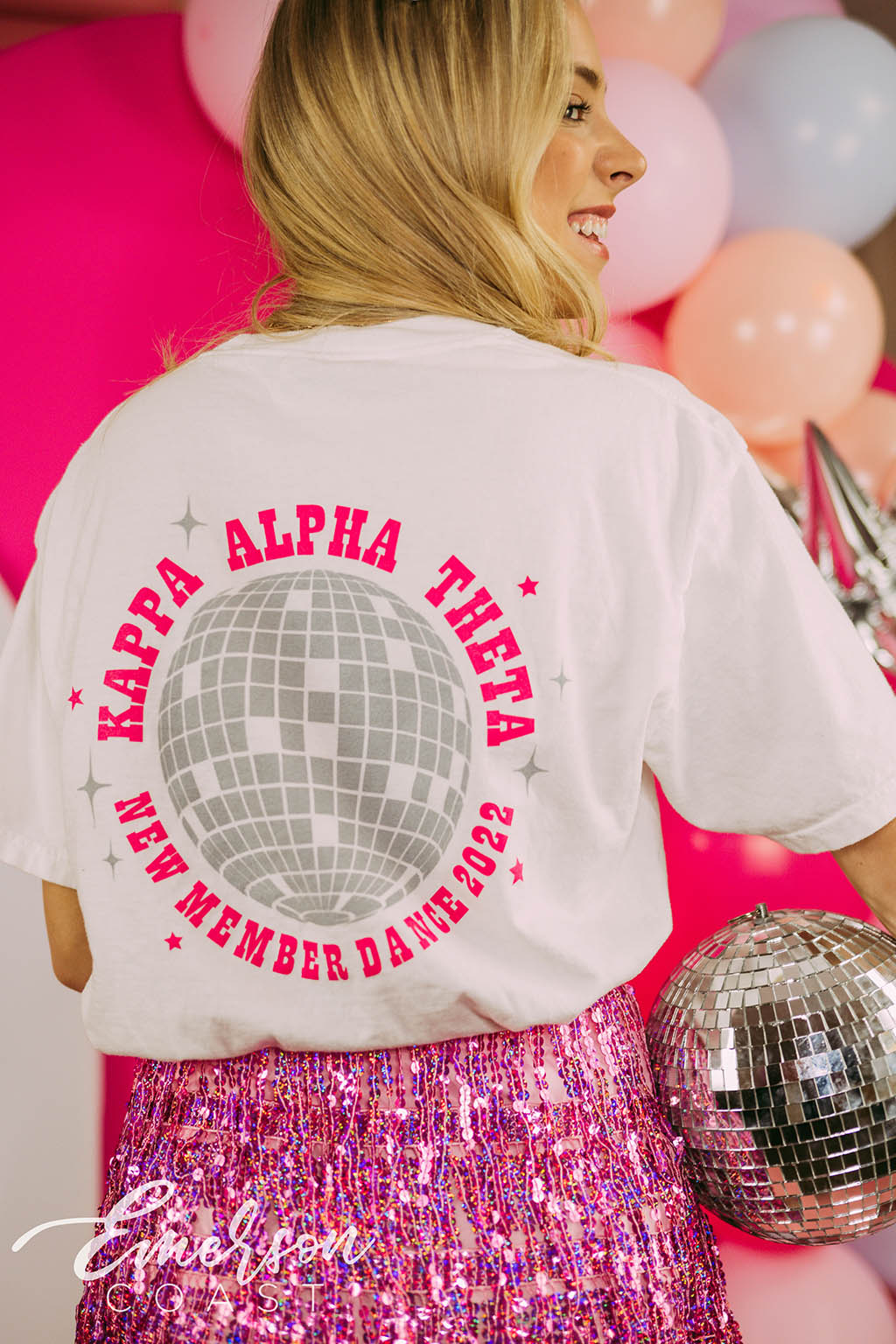 Kappa Alpha Theta New Member Dance Disco Tee