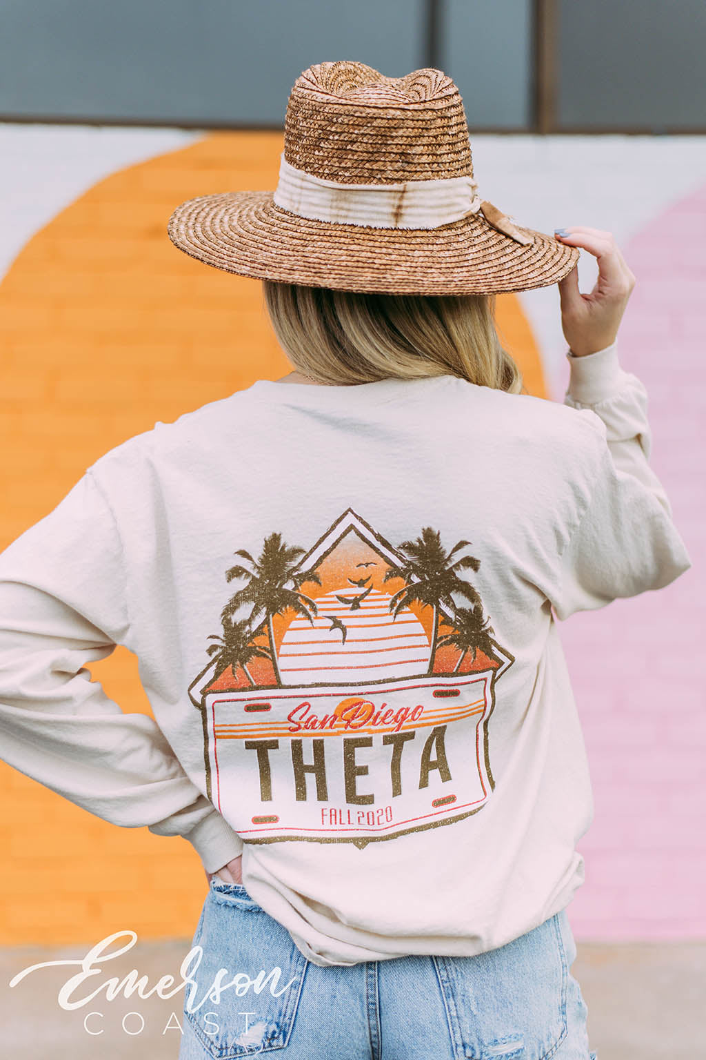 Kappa Alpha Theta San Diego Long Sleeve Tshirt
