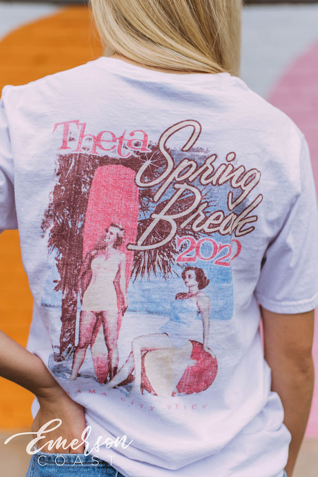 Kappa Alpha Theta Vintage Beach Spring Break Tee