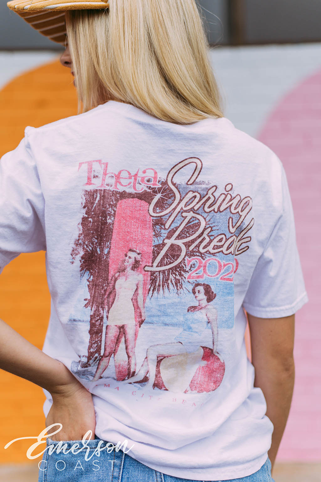 Kappa Alpha Theta Vintage Beach Spring Break Tee