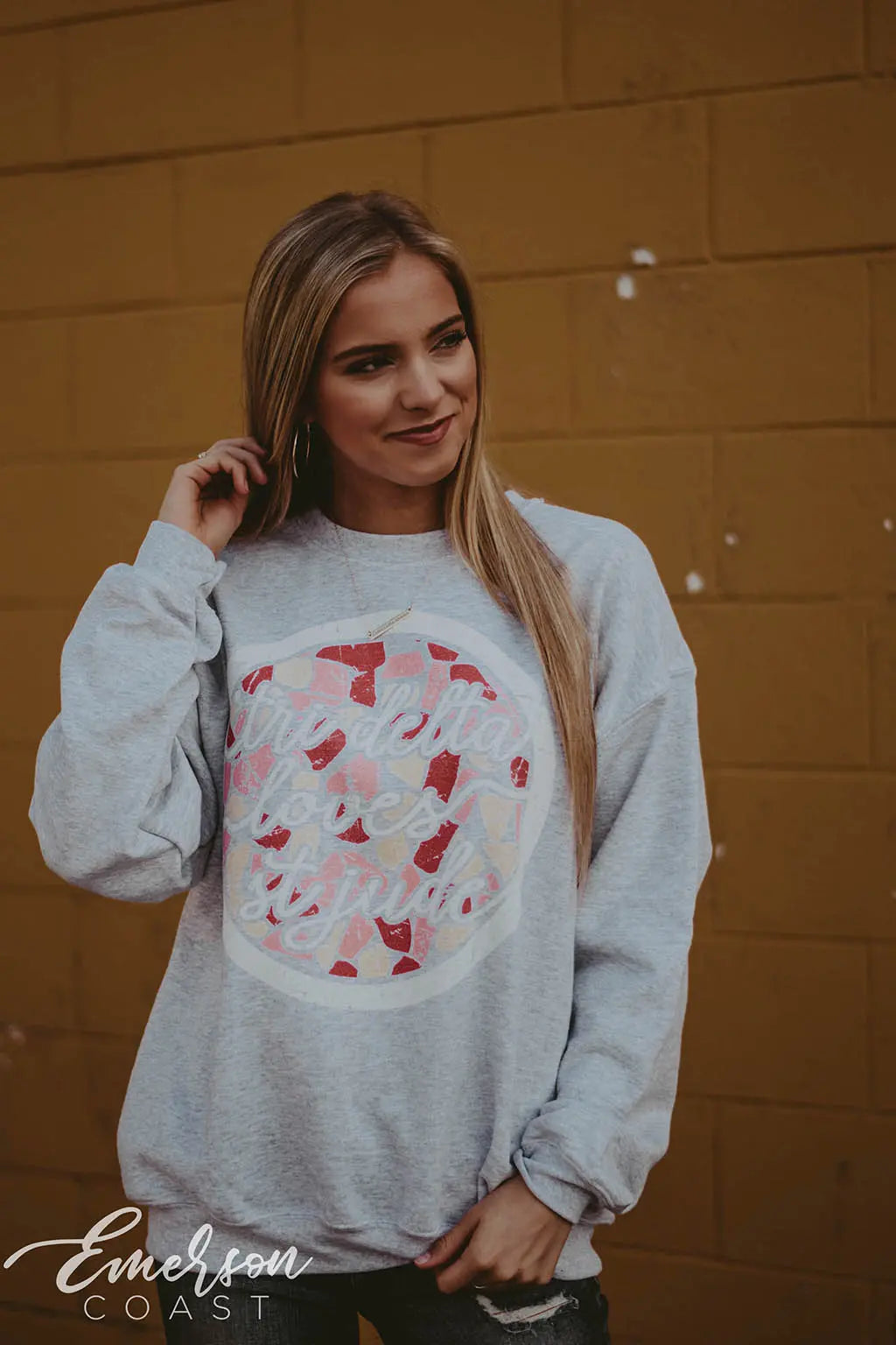 Tri Delt Loves St. Jude Philanthropy Sweatshirt