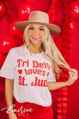 Tri Delta Philanthropy DDD Loves St Jude Tee