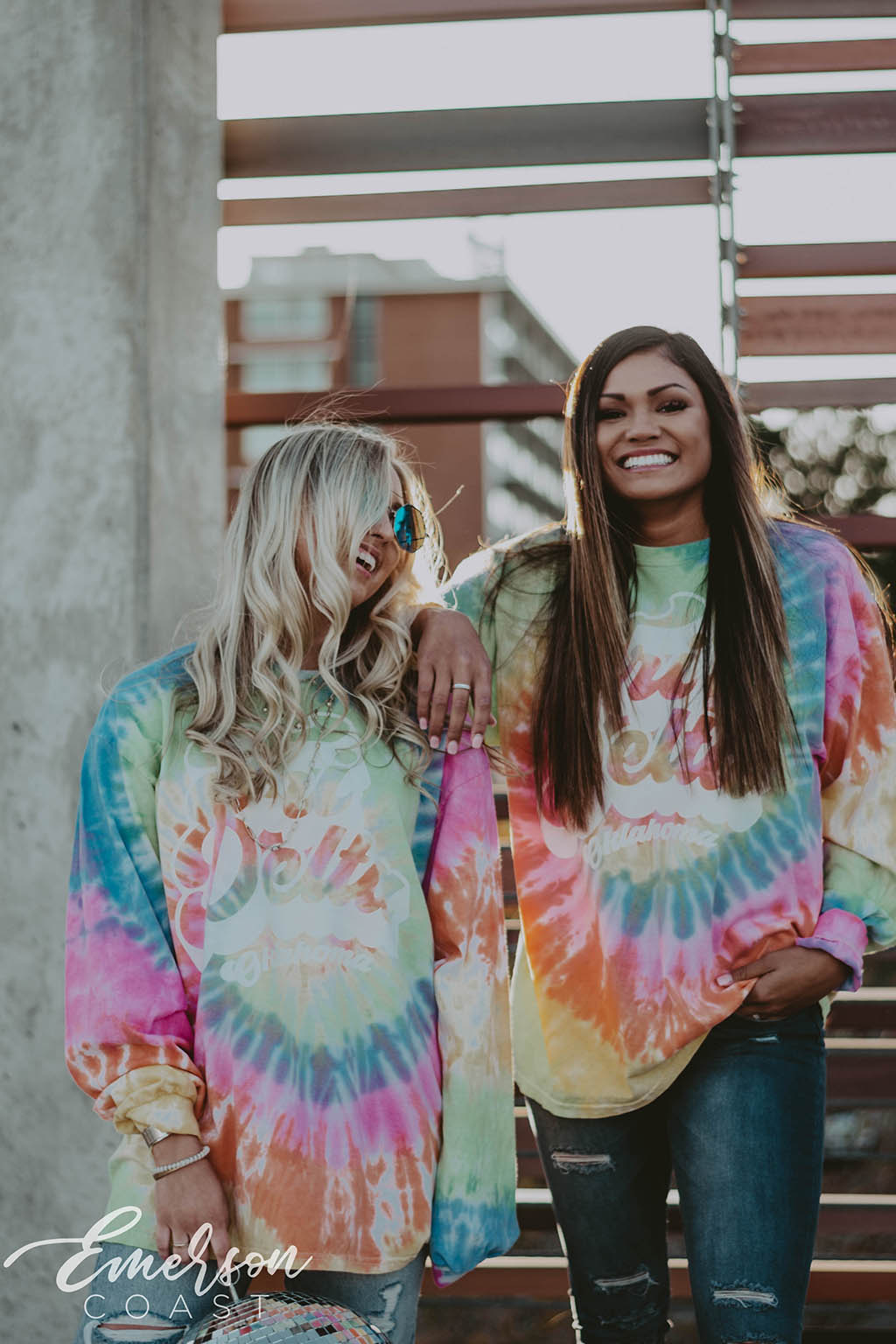 Tri Delta Tie Dye Long Sleeve Tee