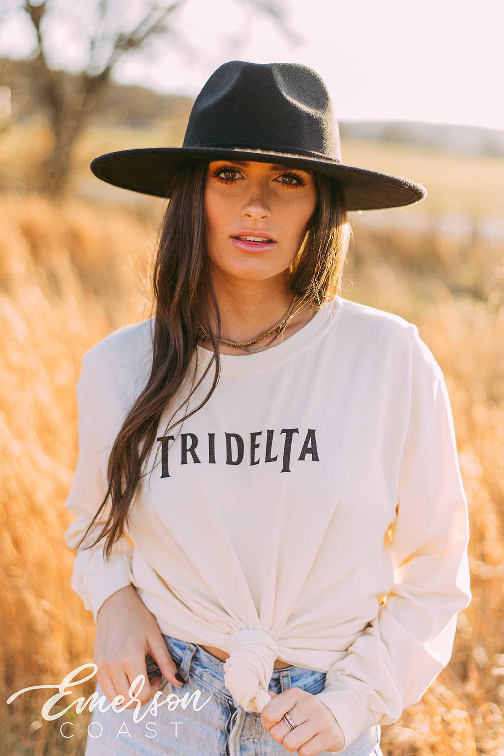 Tri Delta Beatles Long Sleeve Tshirt
