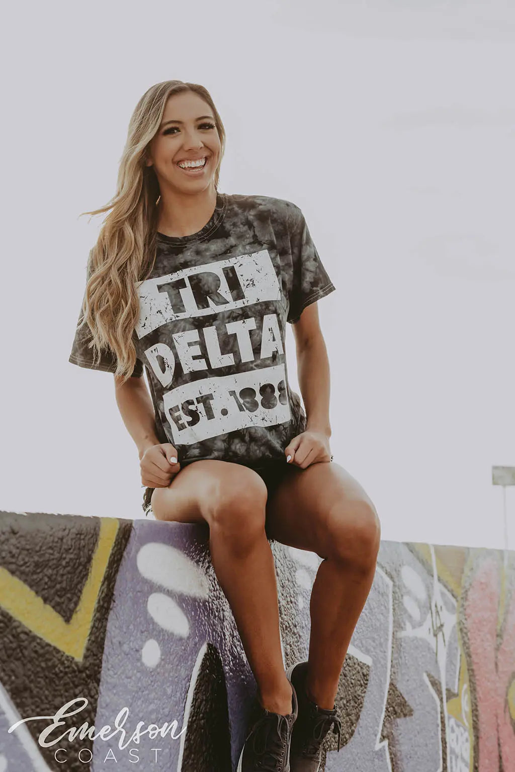 Tri Delta Burn Out Tshirt