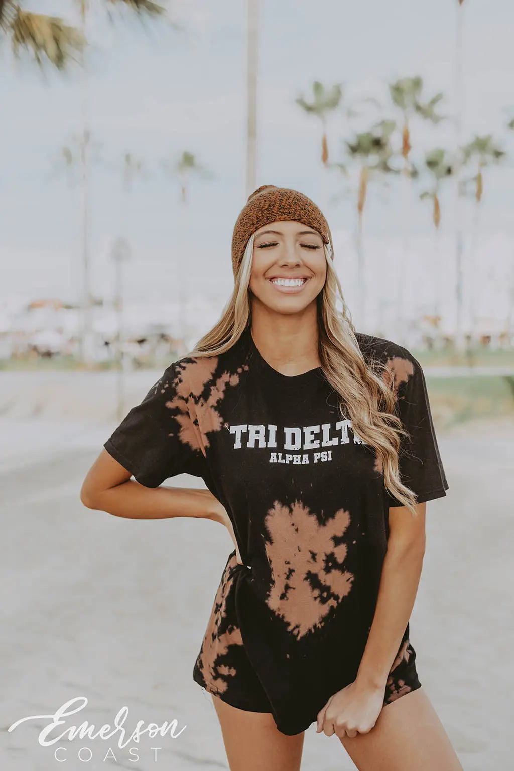Delta Delta Delta Burn Out Tshirt