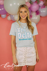 Tri Delta Blue Recruitment Shirt