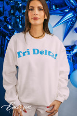 Tri Delta! PR Simple Ivory Crewneck